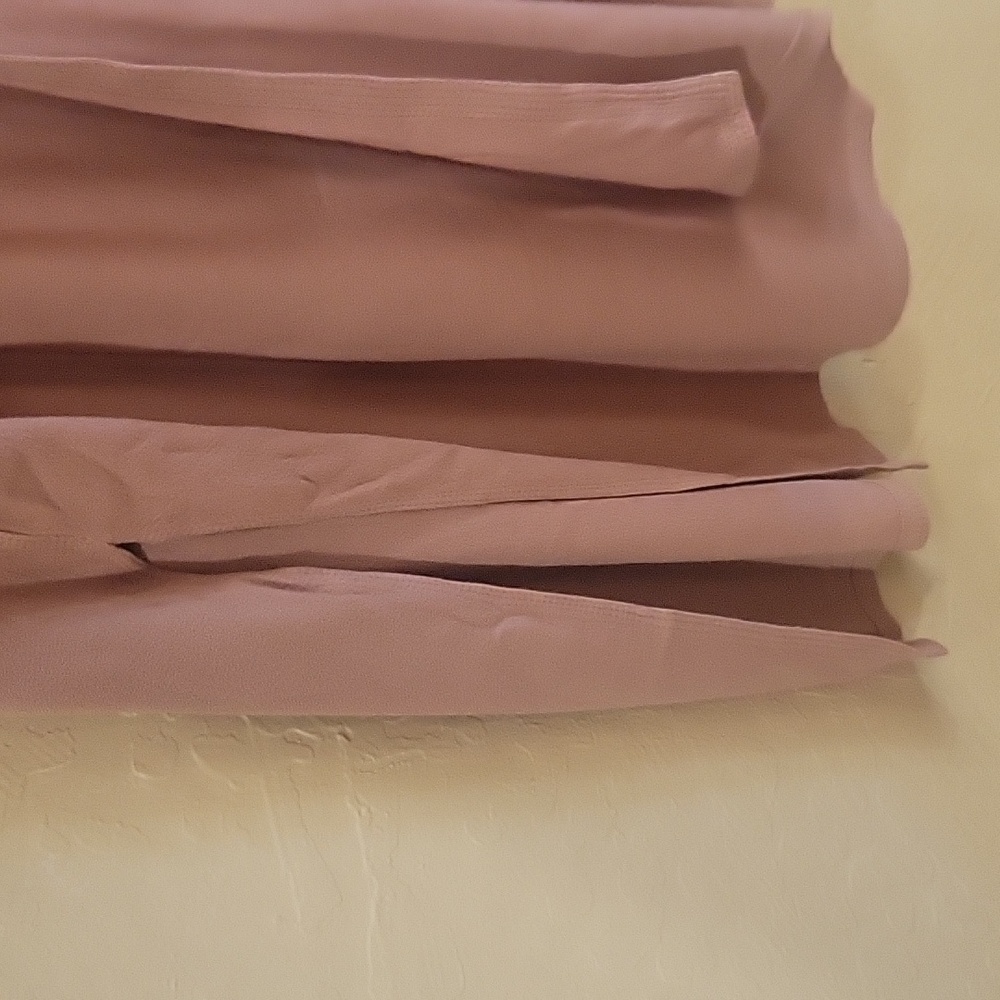 Dusty pink Tienda Ho long vest - Picture 4 of 5